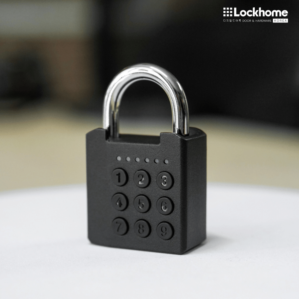 กุญแจคล้องสมาร์ทล็อก LOCKHOME รุ่น LH931 สีดำ กันน้ำ IPX5 พร้อมกุญแจฉุกเฉิน_2